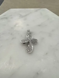 18K Guld Kors Cubic Zirconia – ZKHG019