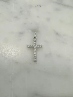 18K Guld Kors Cubic Zirconia – ZKHG011