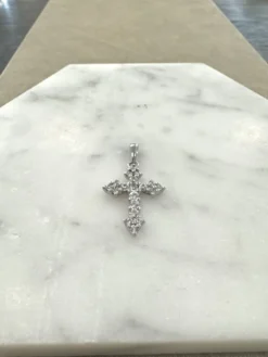 18K Guld Kors Cubic Zirconia – ZKHG007
