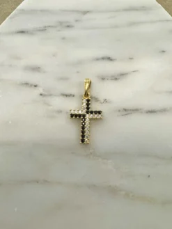 18K Guld Kors Cubic Zirconia – ZKHG002
