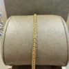 18K Guld Mönstrad X-länk Armband – 14025122