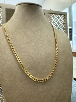 18K Guld Pansar Halsband – PLH003G18