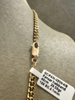 18K Guld Pansarlänk Halsband GC-PAN-2959-HB