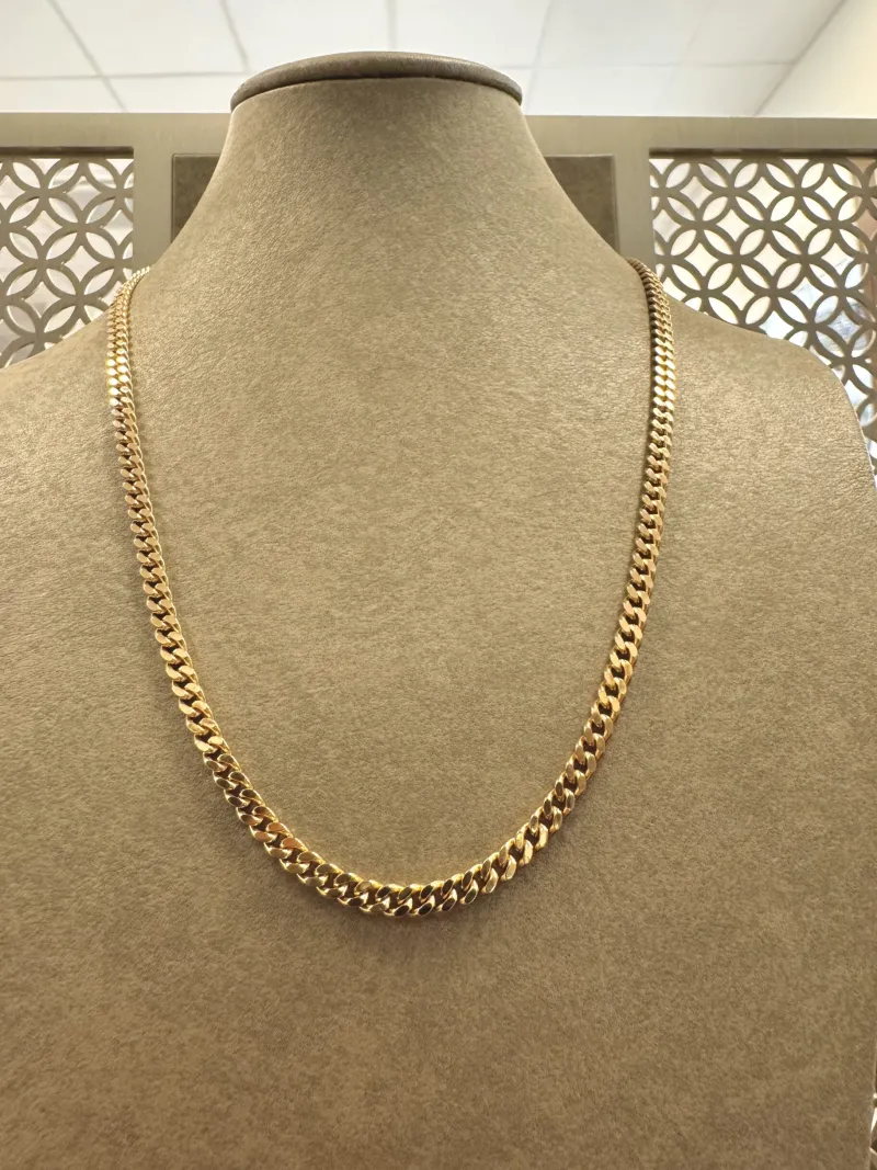 18K Guld Pansarlänk Halsband GC-PAN-2406-HB