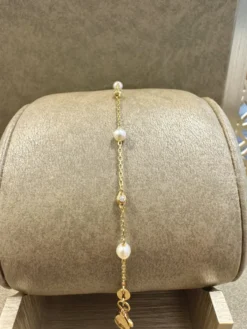 18K Guld Pärl Armband – 14054125