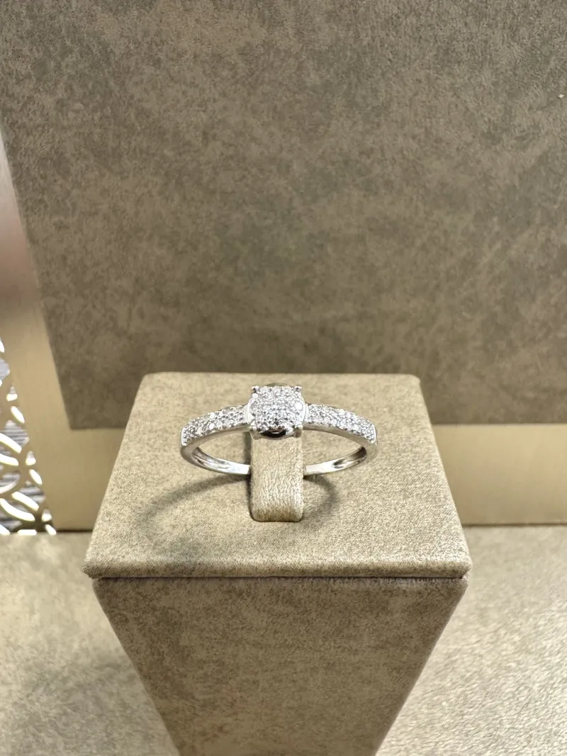 18K Guld – Solitär Ring – RBG049 ( Begagnad )
