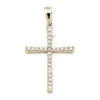 Kors i 18K Guld med 0.15ct TW/SI Diamanter – MSG08G