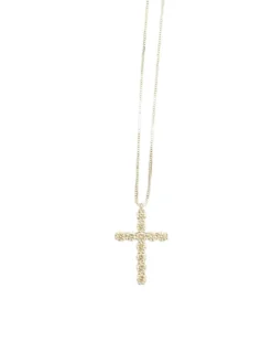 Kors i 18K Vitguld med 0,80ct TW/SI Diamanter – KVG007