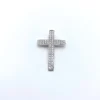Kors i 18K Vitguld med 0.73ct TW/SI Diamanter – MRV01