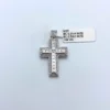 Kors i 18K Vitguld med 0.81ct W/SI Diamanter – MST01