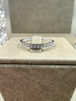 18K Vitguld Allians ring – RBG031 ( Begagnad )