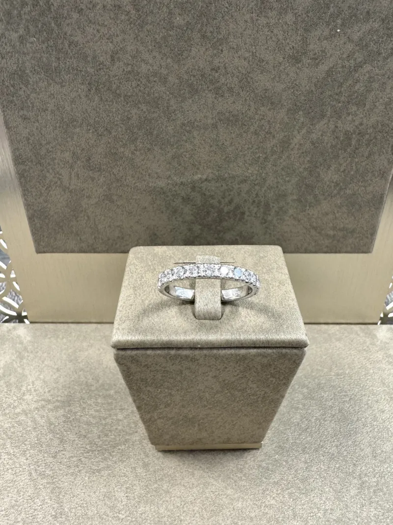 18K Vitguld Allians ring – RBG027 ( Begagnad )
