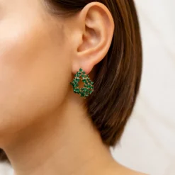 Lily And Rose Alice Örhängen Guld – Emerald
