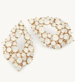 Lily And Rose Alice Örhängen Guld – White Opal (60564)