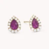 Lily And Rose Amelie Örhängen – Amethyst (Guld) 60780