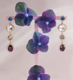 Lily And Rose Celia Örhängen Guld – Sapphire (66061)