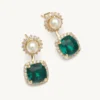 Lily And Rose Colette Örhängen – Emerald Square (Guld) 61249
