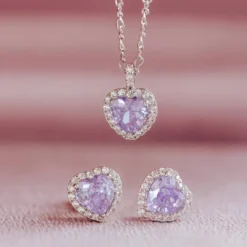 Lily And Rose Delphine Halsband-Lavender – Guld 41123
