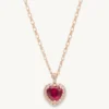 Lily And Rose Delphine Halsband – Pink Ruby (Guld) 41121