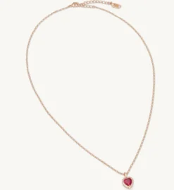 Lily And Rose Delphine Halsband – Pink Ruby (Guld) 41121