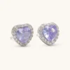 Lily And Rose Delphine Örhängen – Lavender Silver 65073