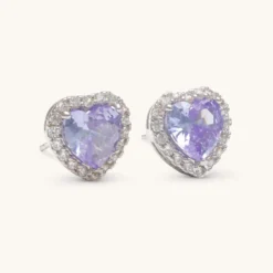 Lily And Rose Delphine Örhängen – Lavender Silver 65073
