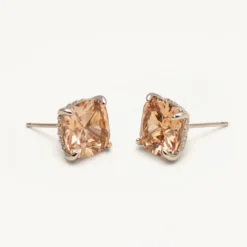 Lily And Rose Desiree studs Champagne – Silver