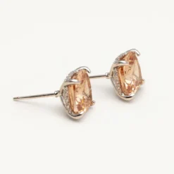 Lily And Rose Desiree studs Champagne – Silver