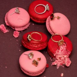 Lily And Rose Desiree studs Champagne – Guld
