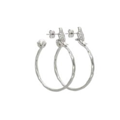 Lily And Rose Eden Hoop Örhängen- Ivory (Silver) 62762 ( Kampanj )
