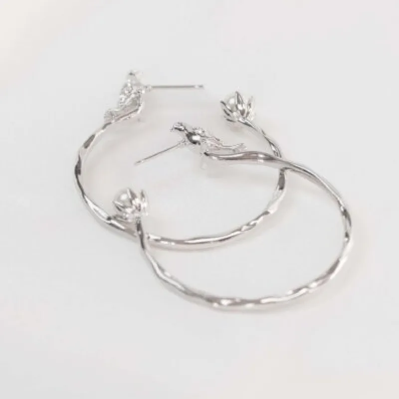 Lily And Rose Eden Hoop Örhängen- Ivory (Silver) 62762 ( Kampanj )