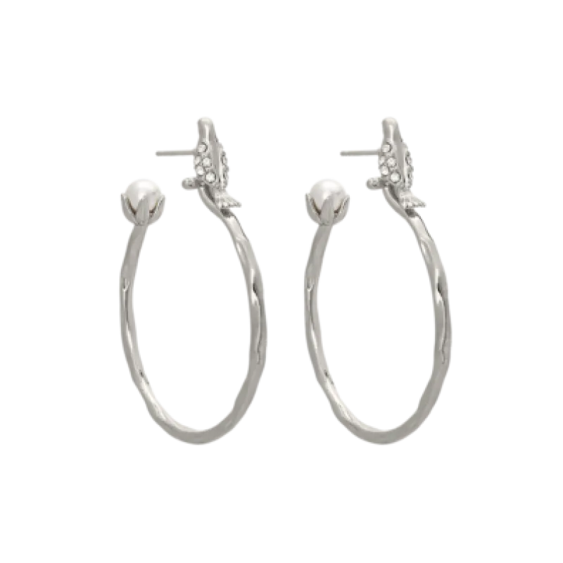 Lily And Rose Eden Hoop Örhängen- Ivory (Silver) 62762 ( Kampanj )