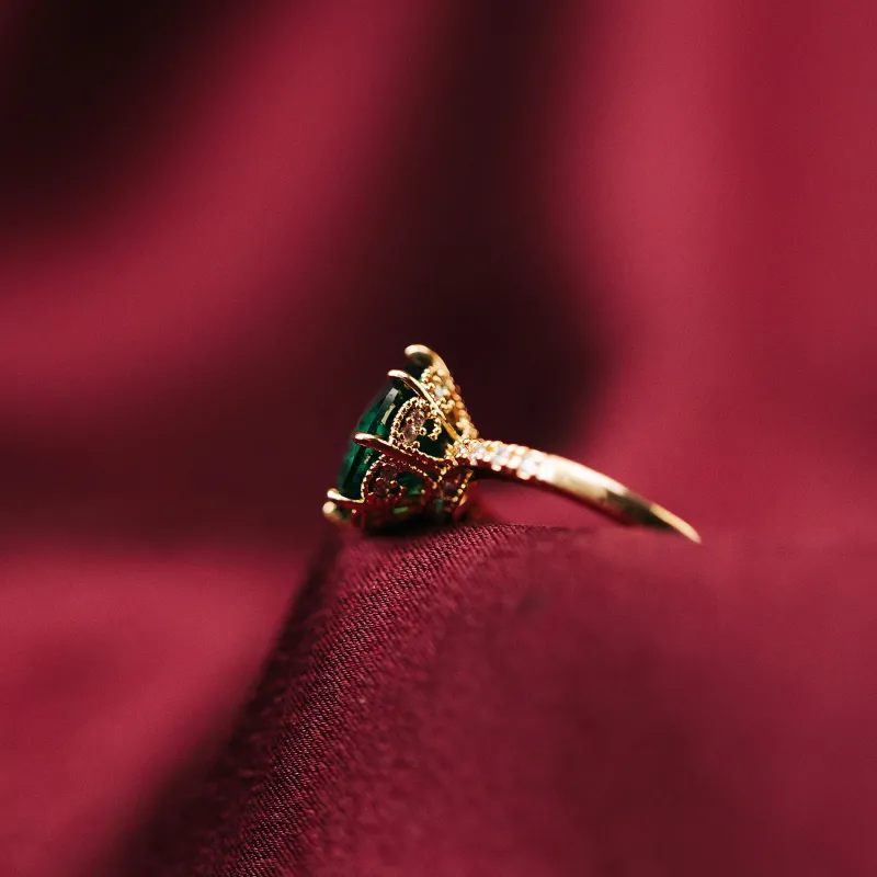 Lily And Rose Elenora Ring – Emerald