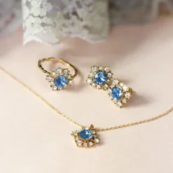 Lily And Rose Emily Armband Guld – Icey Blue (251137)