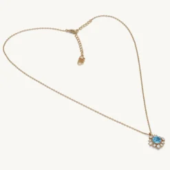 Lily And Rose Emily Halsband Guld – Icey Blue (241069)