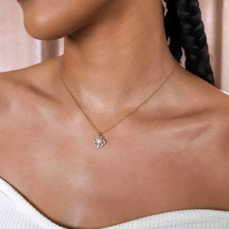 Lily And Rose Emily Pearl Halsband – Rosaline (Guld) 41063