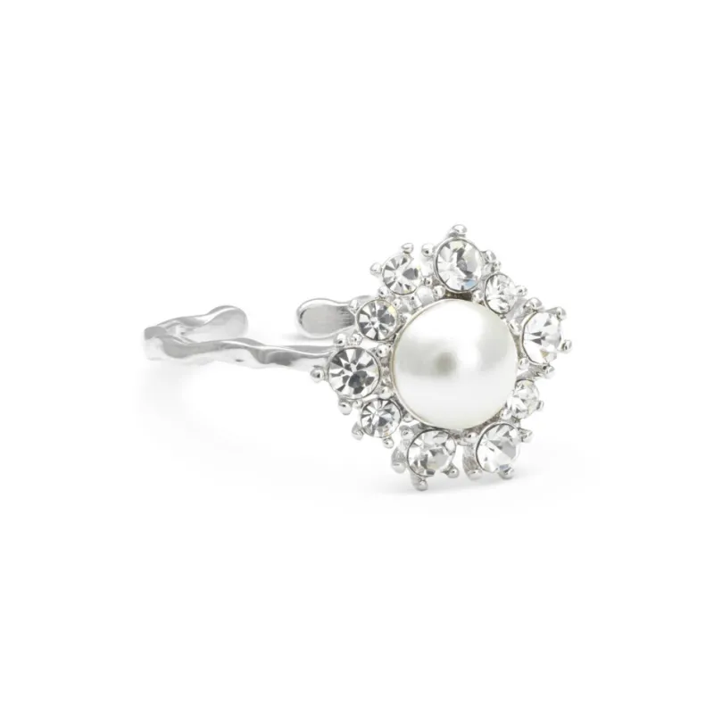 Lily And Rose Emily Pearl Ring – Ivory (Silver) 30651 ( Mega Kampanj )