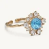 Lily And Rose Emily Ring Guld – Icey Blue (264059)