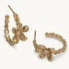 Lily And Rose Eponine Hoops Örhängen Guld