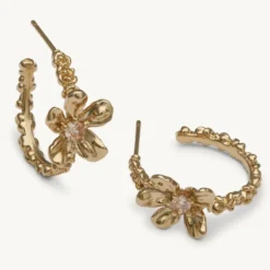 Lily And Rose Eponine Hoops Örhängen Guld