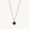 Lily And Rose Laurie Halsband Guld – Sapphire (41145)