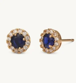 Lily And Rose Laurie Örhängen Guld – Sapphire (66014)