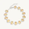 Lily And Rose Luna Armband – Golden Brown Topaz (Guld) 51152