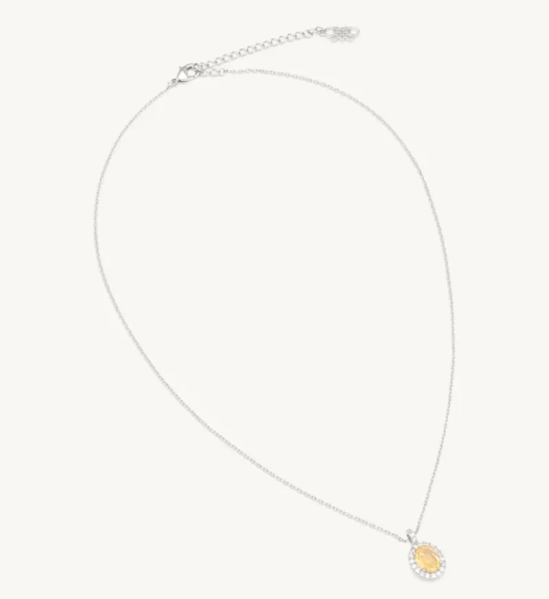 Lily And Rose Luna Halsband – Golden Brown Topaz (Guld) 41082