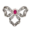 Lily And Rose Marie Antoinette Brooch – Fuschia 70291
