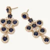 Lily And Rose Miss Ophelia Örhängen Guld – Sapphire (62237)