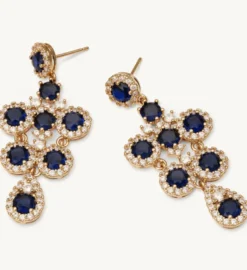 Lily And Rose Miss Ophelia Örhängen Guld – Sapphire (62237)