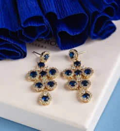 Lily And Rose Miss Ophelia Örhängen Guld – Sapphire (62237)