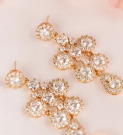 Lily And Rose Miss Ophelia Örhängen Guld – Crystal (62239)