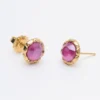 Lily And Rose Miss Victoria Stud Örhängen Guld – Peony pink